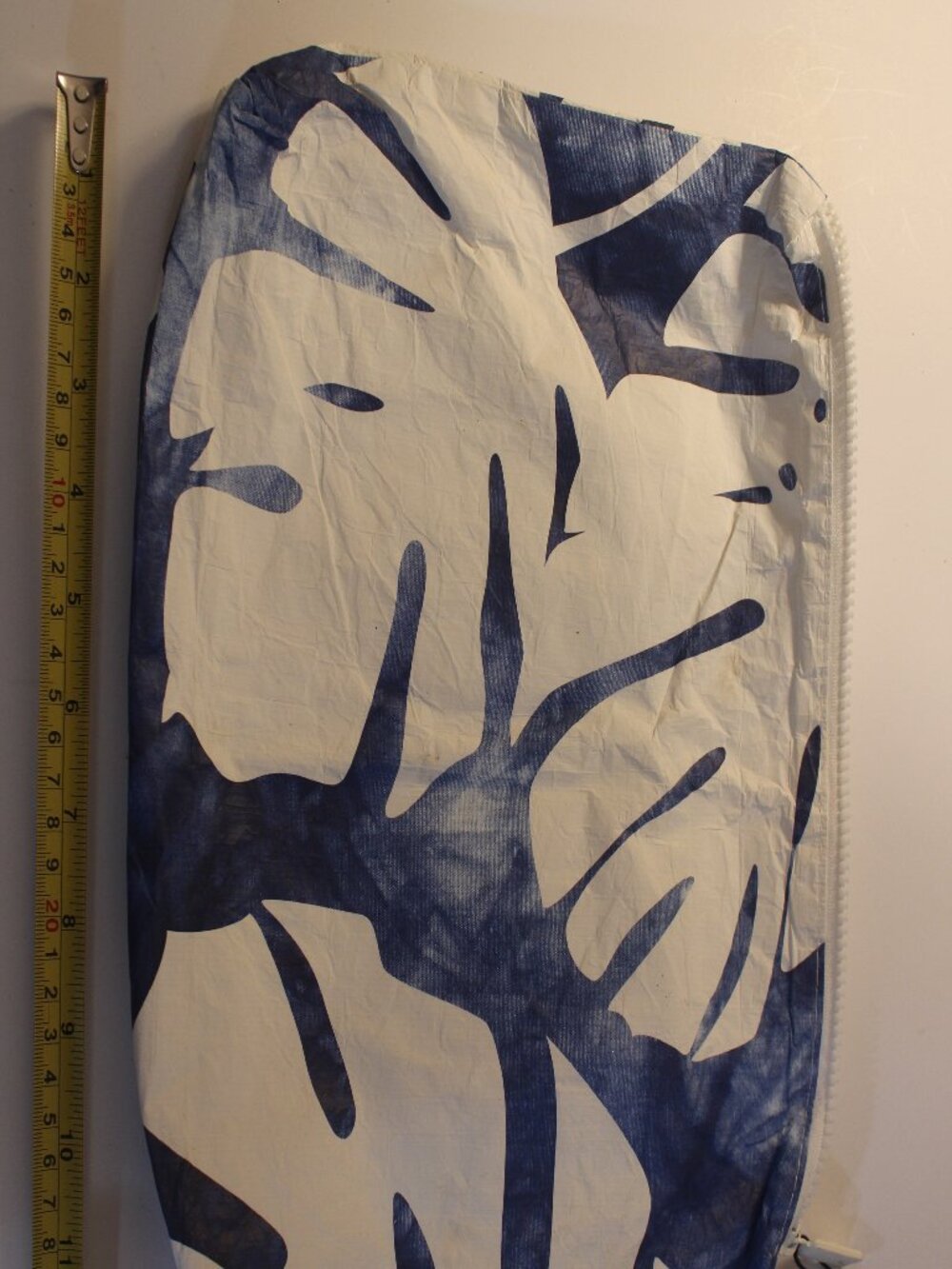 ALOHA Collection Navy Monstera Travel Pouch with Tags VV